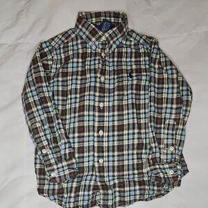 Ralph Lauren Multicolor Plaid Kids Button Down Shirt
